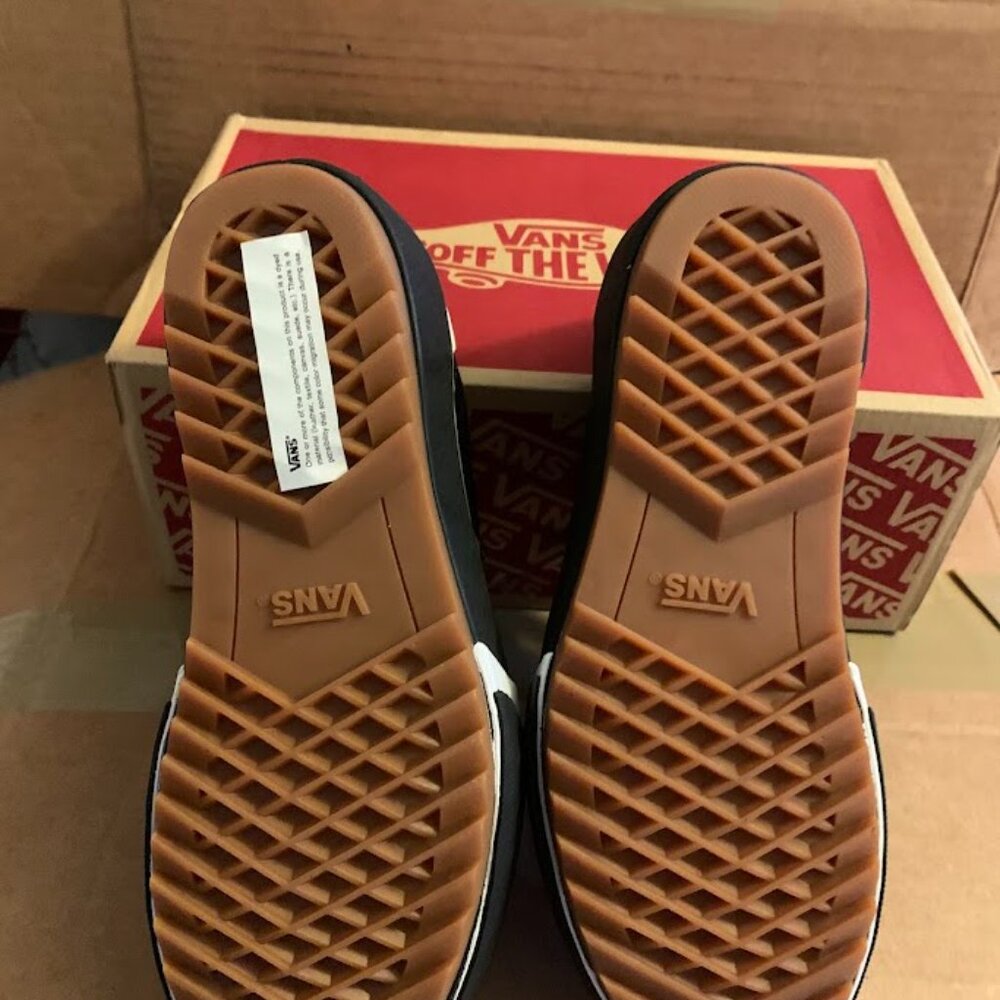 Vans Era Stacked Black Suede sneakers Womens 7 - Picture 3 of 8